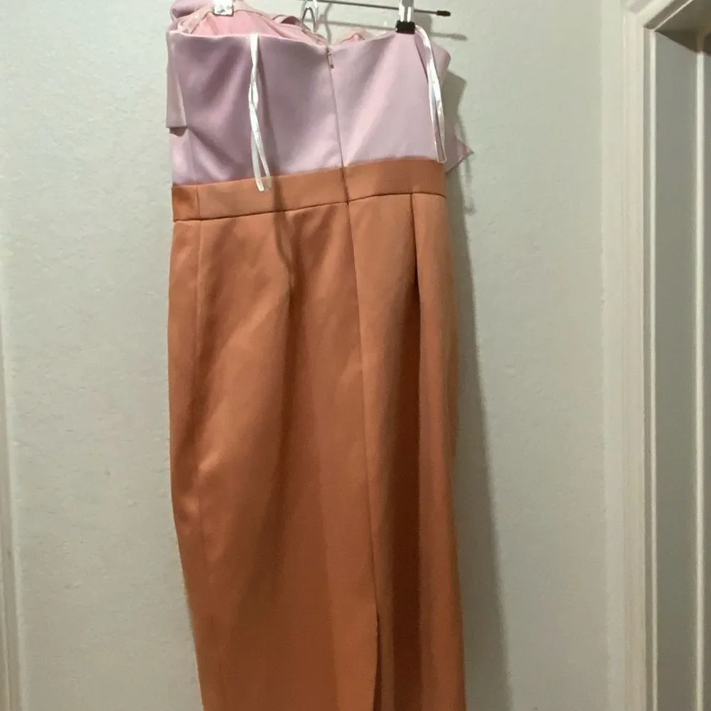 CYNTHIA ROWLEY Stretch Color Block Shift Dress size 4 - Picture 10 of 11